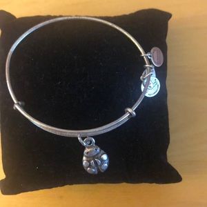 Lady bug sterling silver bracelet